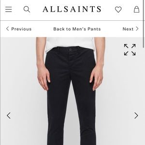 AllSaints skinny chino